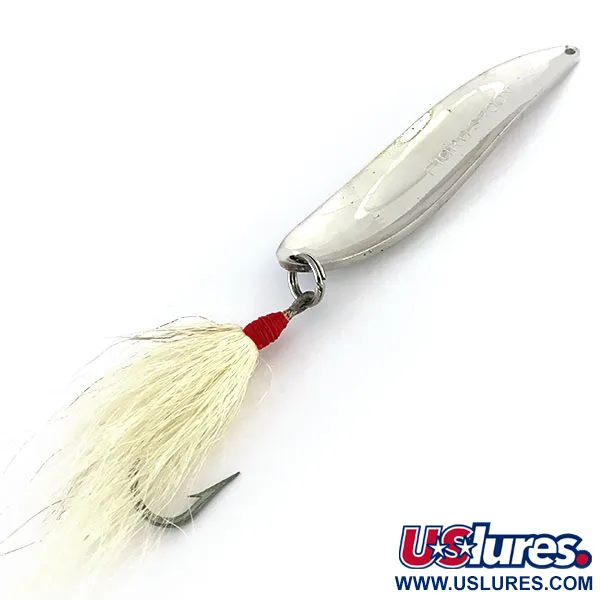 Acme Fiord Spoon Třpytka, Chrom/Modrá, 21g, Peří, #9005