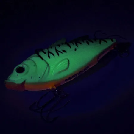 Matzuo Lipless Vibrační wobler, Green Tiger, 14g, Svítící, #9020