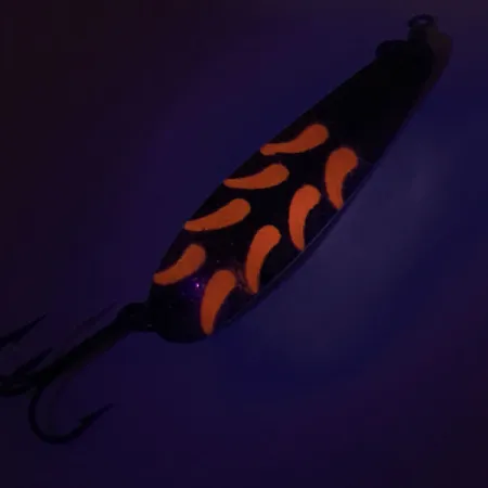 Luhr Jensen Krocodile Die #4 Plandavka, Mosaz / Červená, 14g, UV, #9058