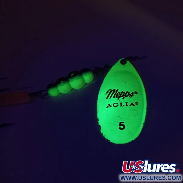 Mepps Aglia 5 Fluo UV Třpytka, Chartreuse, 14g, UV reaktivní, #9060