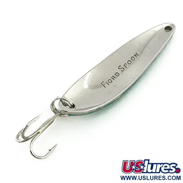Acme Fiord Spoon Plandavka, Nikl / Zelená, 7g, Vintage, #9066