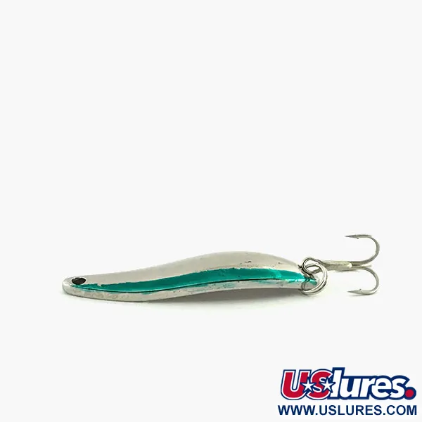 Acme Fiord Spoon Plandavka, Nikl / Zelená, 7g, Vintage, #9066