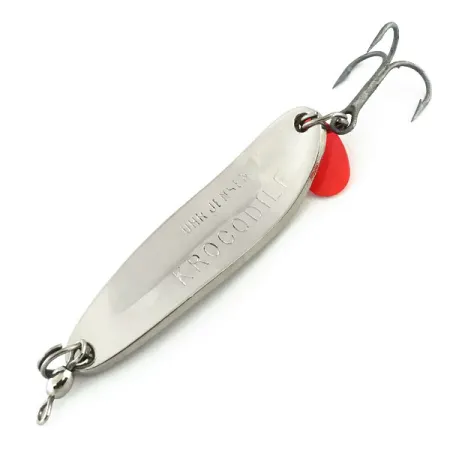 Luhr Jensen Krocodile Die #3 Plandavka, Nikl/Hologram, 14g, #9075