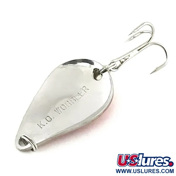 Acme K.O. Wobbler Plandavka, Nikl / Červená, 7g, Sonic Flipper Tail, #9079