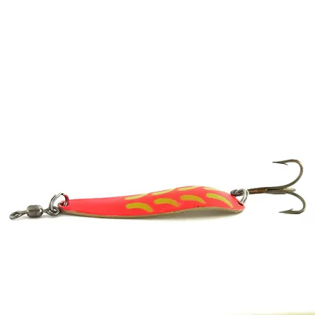 Luhr Jensen Krocodile Die #4 UV Plandavka, Růžová/Žlutá/Mosaz, 14g, #9080