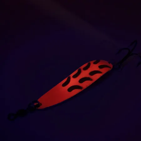 Luhr Jensen Krocodile Die #4 UV Plandavka, Růžová/Žlutá/Mosaz, 14g, #9080