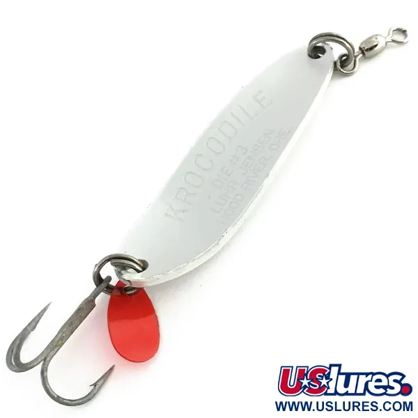 Luhr Jensen Krocodile Die #3 Plandavka, Bílá Perleť, 14g, #9082