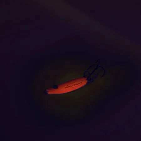 Northland Forage Minnow Jigging Spoon, Červená / Růžová, 3g, Glow, #9083