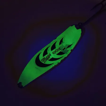 Mepps Syclops 3 Plandavka, Chartreuse/Stříbro, 26g, svítící, #9090