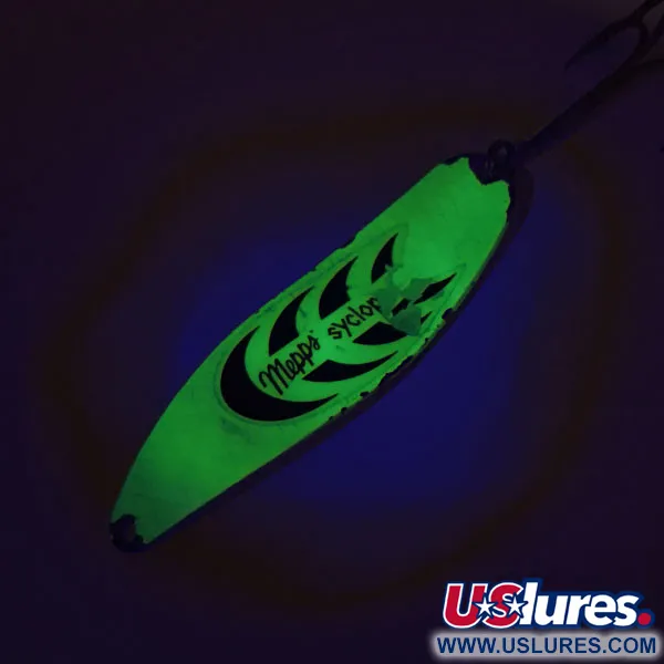 Mepps Syclops 3 Plandavka, Chartreuse/Stříbro, 26g, svítící, #9090