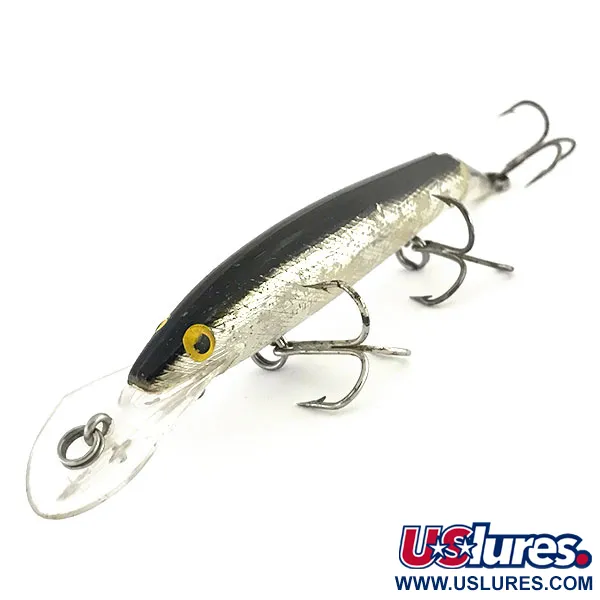 Rebel Fastrac Jointed Dělený, Stříbrná, 12.5g, Hluboký chod, #9198