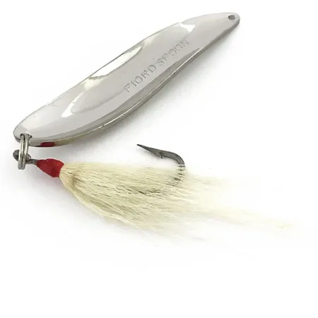 Acme Fiord Spoon Plandavka, Nikl, 21g, Péřový háček, #9216