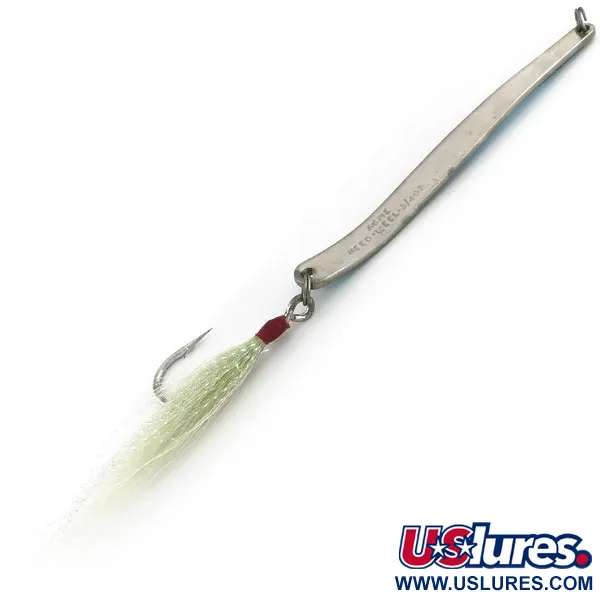 Acme Need-L-EEL Plandavka, Nikl / Modrá, 21g, Vázaný hák, #9228