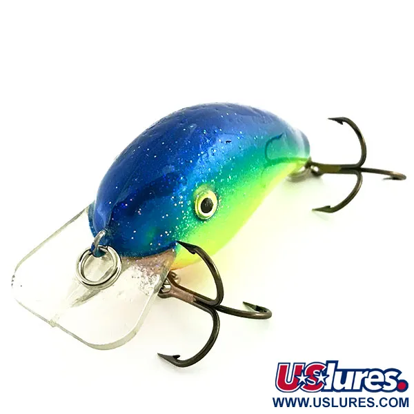Strike King KVD 1.5 Hard Knock Crankbait, Chart/Modré Třpytky, 10g, #9280
