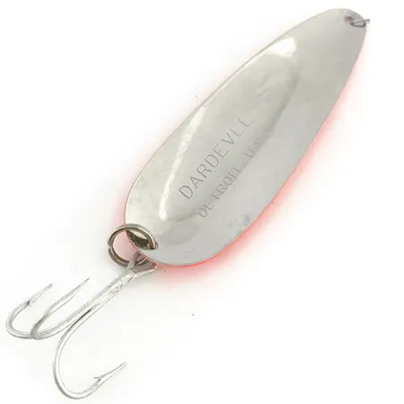 Eppinger Dardevle UV Plandavka, Oranžovo-červená/Černá/Nikl, 28g, #9289