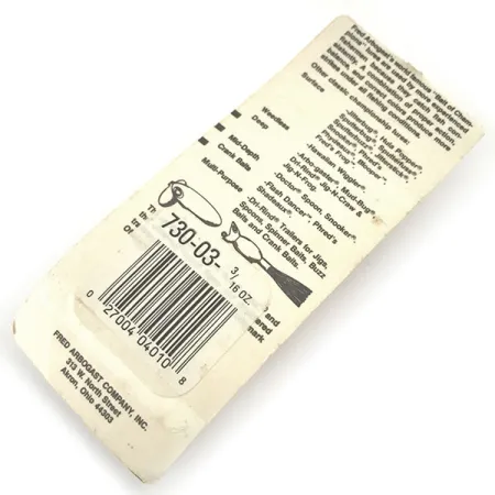 Fred Arbogast Hula Popper Nástraha, Žlutá/Červená, 5.3g, Sukénka, #9299