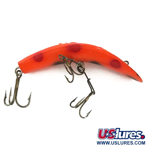 Yakima Bait FlatFish X5 Wobler, Červená/Černá, 7g, Banán, #9339