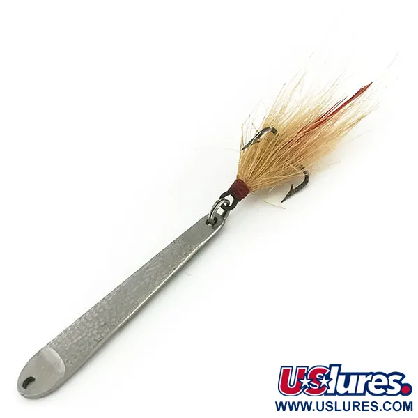 Hopkins No=Eql 2 Plandavka, Hammered Nickel, 14g, Bucktail trojháček, #9341