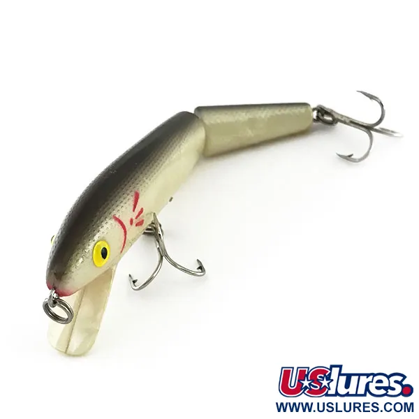 Cotton Cordell Red Fin Jointed Wobler, White Pearl, 10.5g, #9382