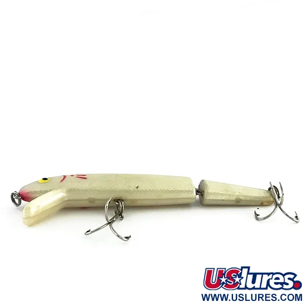 Cotton Cordell Red Fin Jointed Wobler, White Pearl, 10.5g, #9382