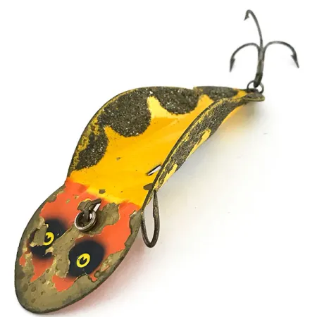 Buck Perry Spoonplug Plandavka, Žlutá/Mosaz/Červená, 21g, #9390