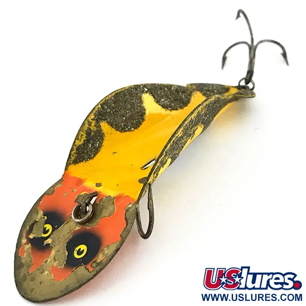 Buck Perry Spoonplug Plandavka, Žlutá/Mosaz/Červená, 21g, #9390