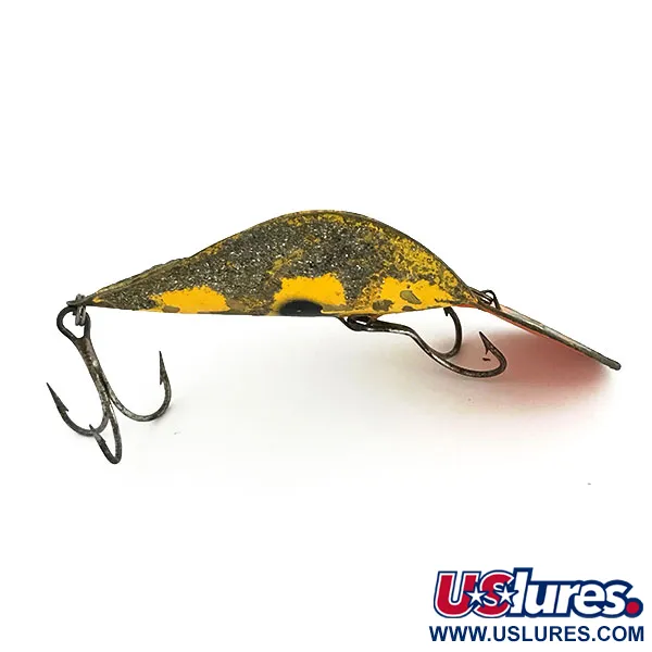 Buck Perry Spoonplug Plandavka, Žlutá/Mosaz/Červená, 21g, #9390