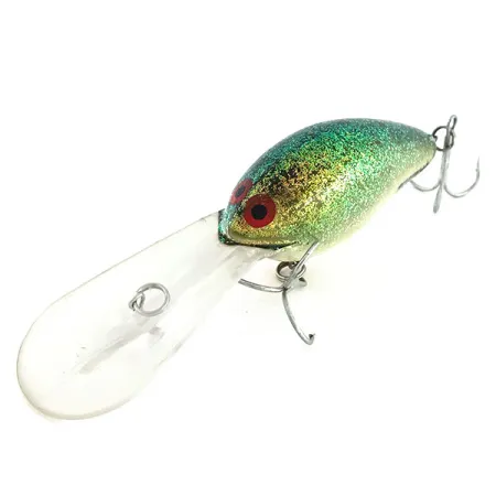 Norman DD22 HD Crankbait, Bílá/Zelené flitry, 28g, Vzplývavý, #9395