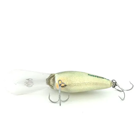 Norman DD22 HD Crankbait, Bílá/Zelené flitry, 28g, Vzplývavý, #9395