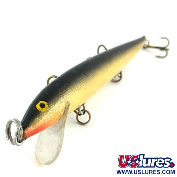 Rapala Original Floater F13 Wobler, G (Gold), 7g, Balsa, #9405