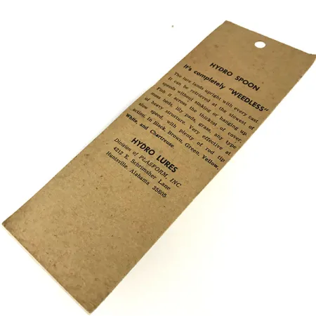 Hydro Lures Weedless Hydro Spoon, Bílá/Černá, 14g, Do travin, #9466