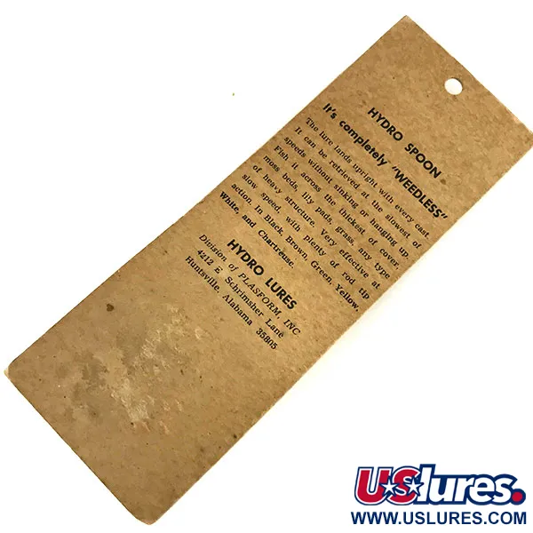 Hydro Lures Weedless Hydro Spoon Plandavka, Žlutá/Černá, 17g, #9468