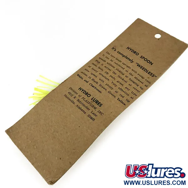 Hydro Lures Weedless Hydro Spoon Plandavka, Žlutá/Černá, 14g, #9469