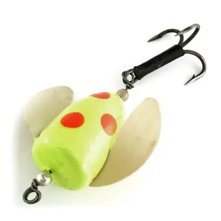 Nástraha Shur Strike Spin-n-Glo UV, Žlutá/Červená, 8g, UV, #9477