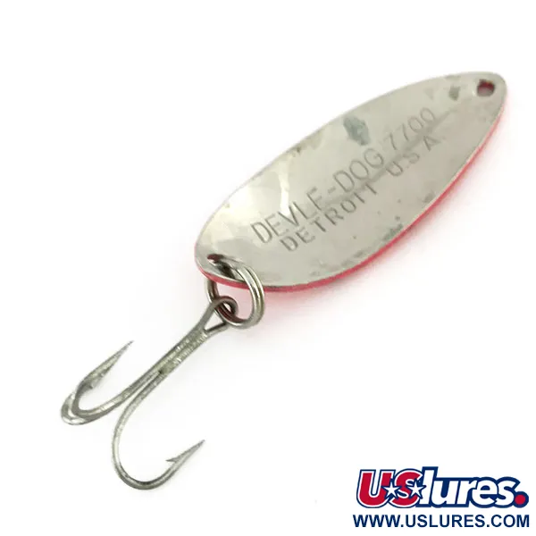 Dardevle Devle Dog 7700 Plandavka, Červená/Černá/Nikl, 14g, UV, #9532