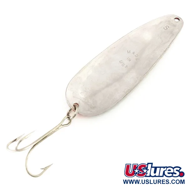 Worth Chippewa Steel Spoon Plandavka, Black/Red/Nickel, 17g, #9541