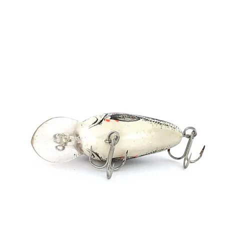 Bomber Fat A B04F Crankbait, Stříbrná/Černá, 5.5g, Ponor 1.8m, #9549