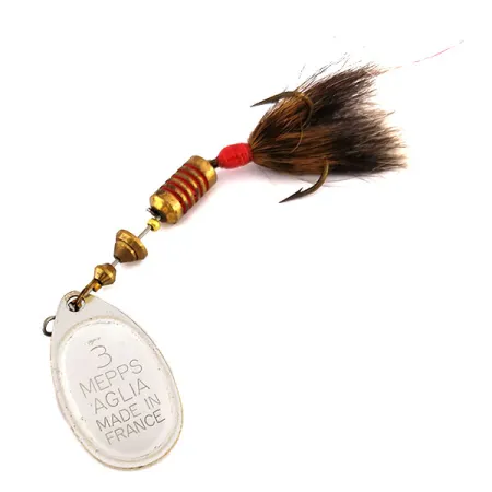 Mepps Aglia 3 dressed Třpytka, Pstruh, 7.3g, Veverčí ohon, #9553