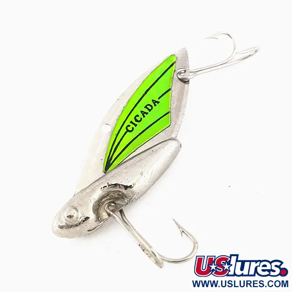 Reef Runner Cicada Blade Bait, Nikl / Zelená, 14g, Svítící, #9560