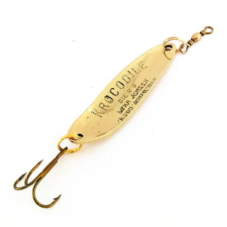 Luhr Jensen Krocodile Die #3 Plandavka, Zlatá, 10g, Prisma Vzor, #9572