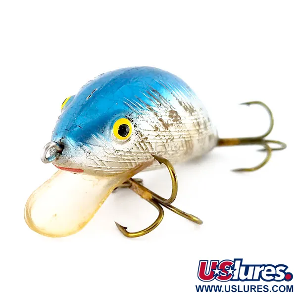 Norman Wobbler, Stříbrná/Modrá, 5.5g, plovoucí, #9595