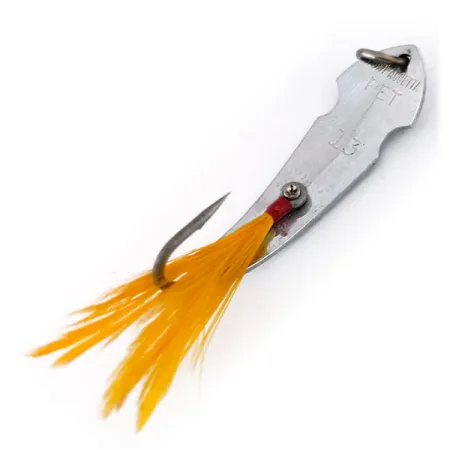 Tony Accetta Pet Spoon 13 Plandavka, Nikl/Zelená, 5g, Peří, #9609