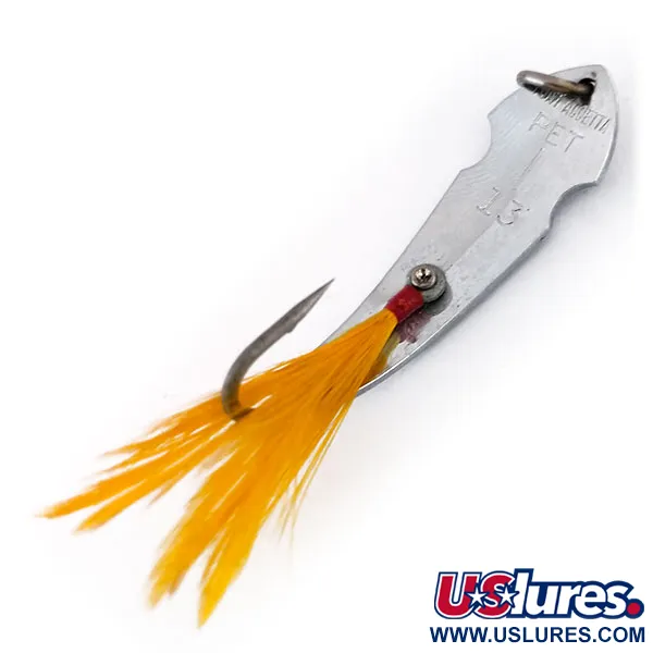 Tony Accetta Pet Spoon 13 Plandavka, Nikl/Zelená, 5g, Peří, #9609