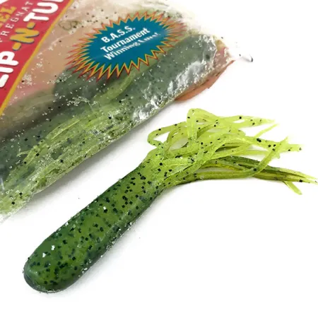 Strike King Flip-N-Tubs nástraha, Chartreuse, 10cm, solená, #9614