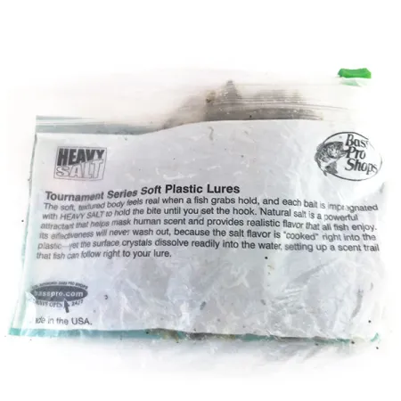 Bass Pro Shops Caterpillar Stud Tube, Green Pumpkin, 8ks, #9625