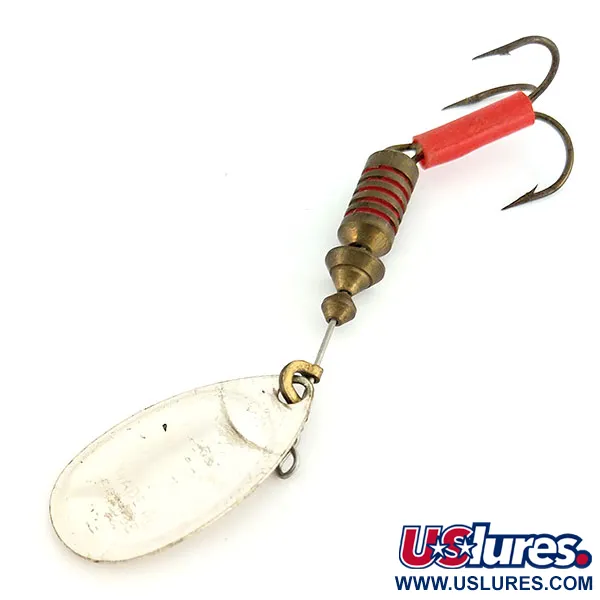 Mepps Aglia 3 Rotační Třpytka, Stříbrná, 7g, Červený Bod Útoku, #9628