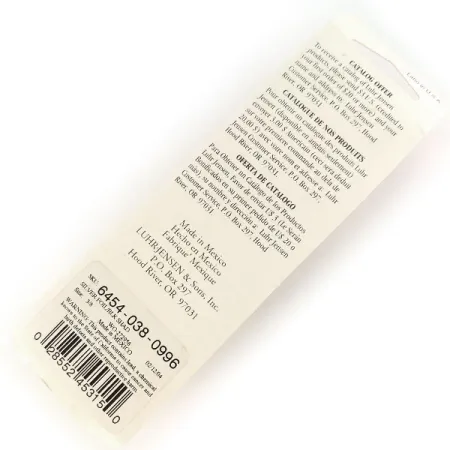 Luhr Jensen P.J.POP Popper Dřevo, Černá/Stříbrná, 17g, Ruční práce, #9634