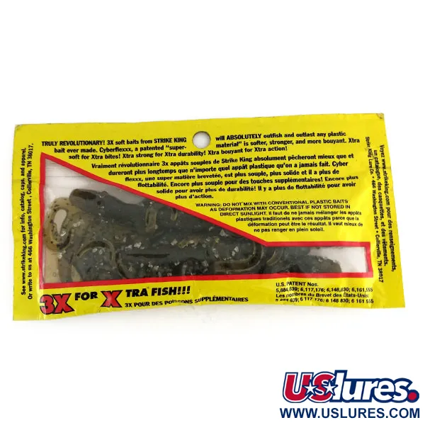 Strike King Lizard gumová nástraha, Green Pumpkin Seed, 15cm, #9653