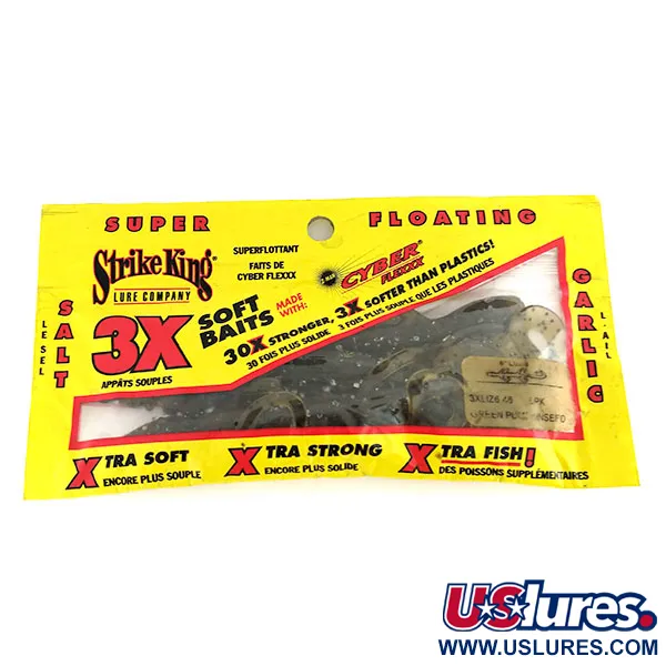 Strike King Lizard gumová nástraha, Green Pumpkin Seed, 15cm, #9653