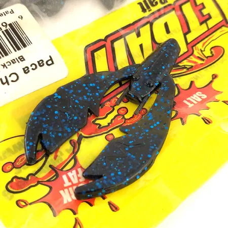 NetBait Kickin B Chunk Nástraha, Black Blue, 7,5cm, Jig Trailer, #9654